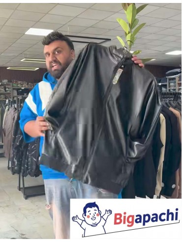 کاپشن چرم سایز بزرگ کد 3314